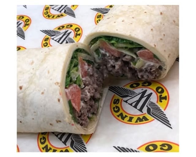 Chicken Cheesesteak Wrap.