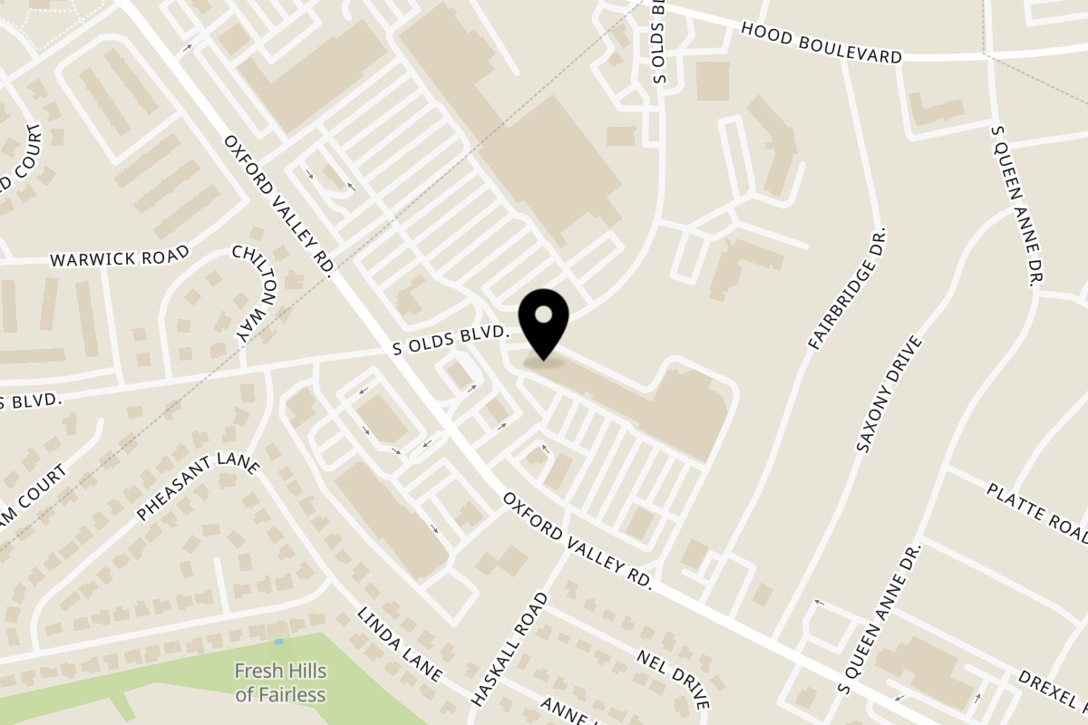 Map showing the location of Wings To Go Fairless Hills on 513 S Oxford Valley Rd in Fairless Hills